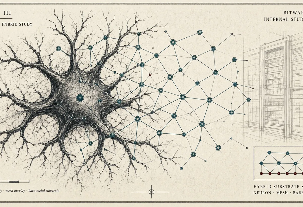 Hybrid Substrate Study: Biological & Graph Topology